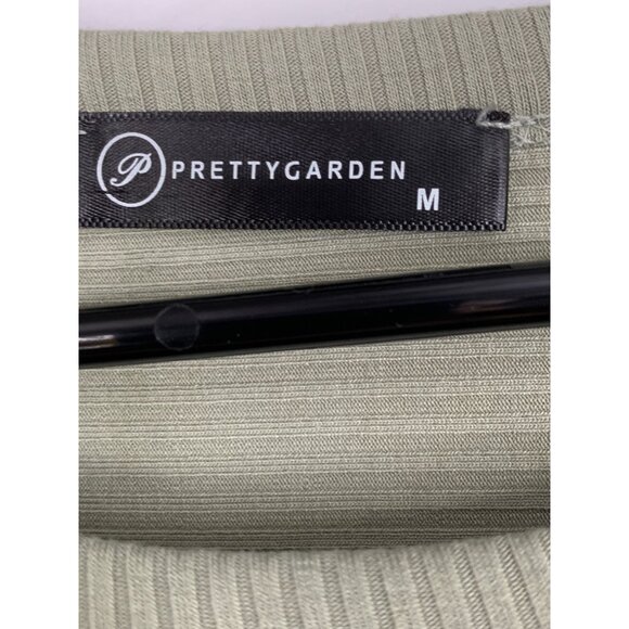 Womens Tops Lot H&M Black Swiss Dot & PrettyGarden Green Ribbed Dolman RZ10413 - Picture 6 of 11